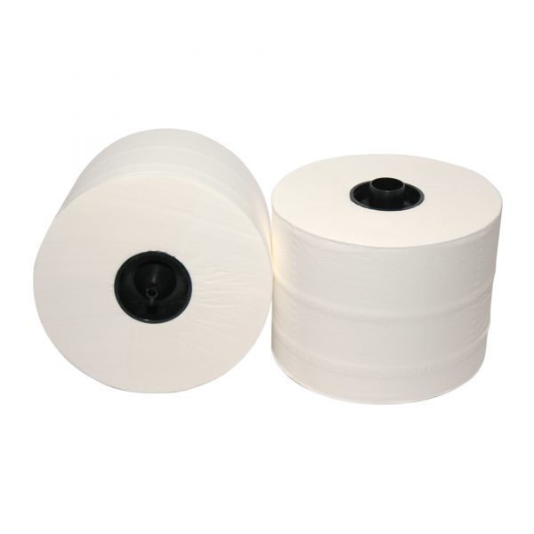 Toiletpapier met dop 3 laags cellulose