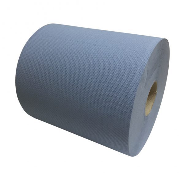 Industriepapier Blauw 2 laags 190 mtr Cellulose