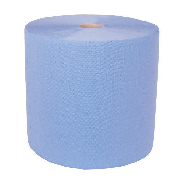 MAXI Papierrol 3 laags Blauw Cellulose 380mtr