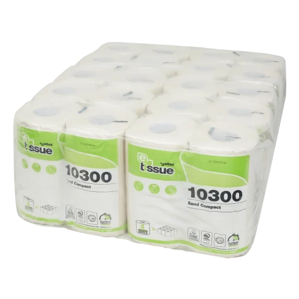 E-Tissue Traditioneel toiletpapier 10x4 rol